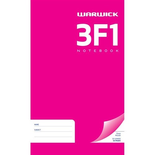 Notebook Warwick 3F1 Limp 12Mm 32Lf
