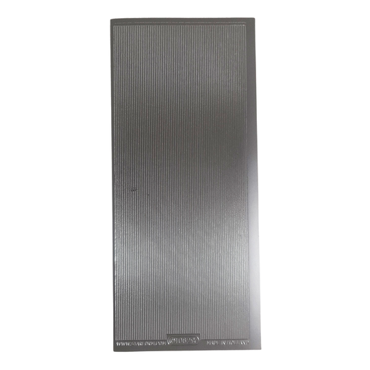 Lines Straight Fine Stickers Silver #PC1082S