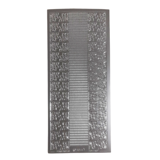 74 Corners & Lines Stickers Silver #PC1074S