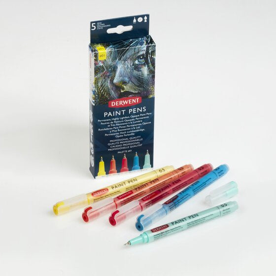 Derwent Paint Pen Palette #1 (5 pce)