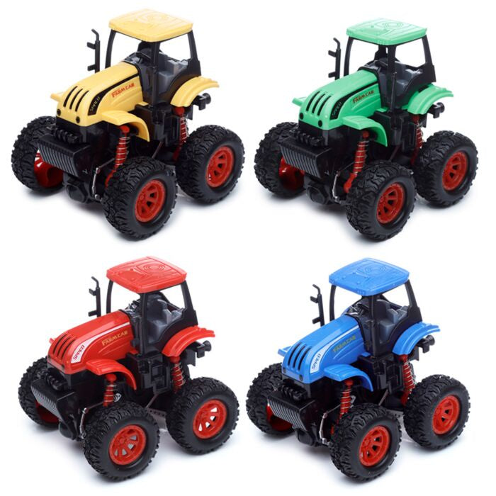 4×4 Stunt Tractor Friction Push/Pull Action Toy