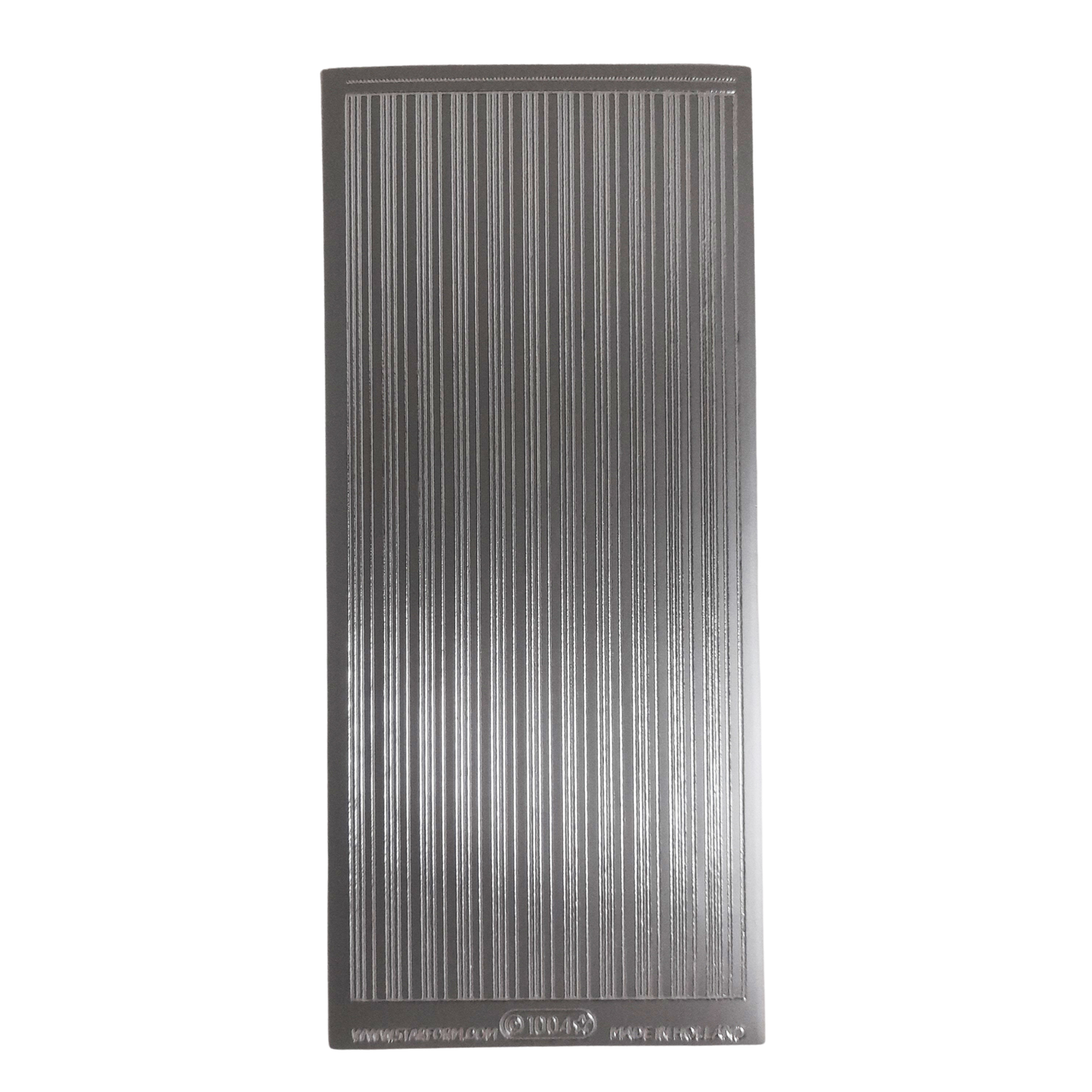 Lines Straight Stickers Silver #PC1004S