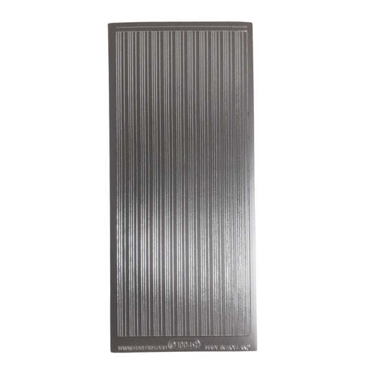 Lines Straight Stickers Silver #PC1004S