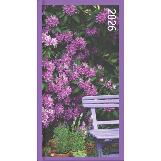 Collins Diary CW7 Floral Slim Pocket 2026 Week to View