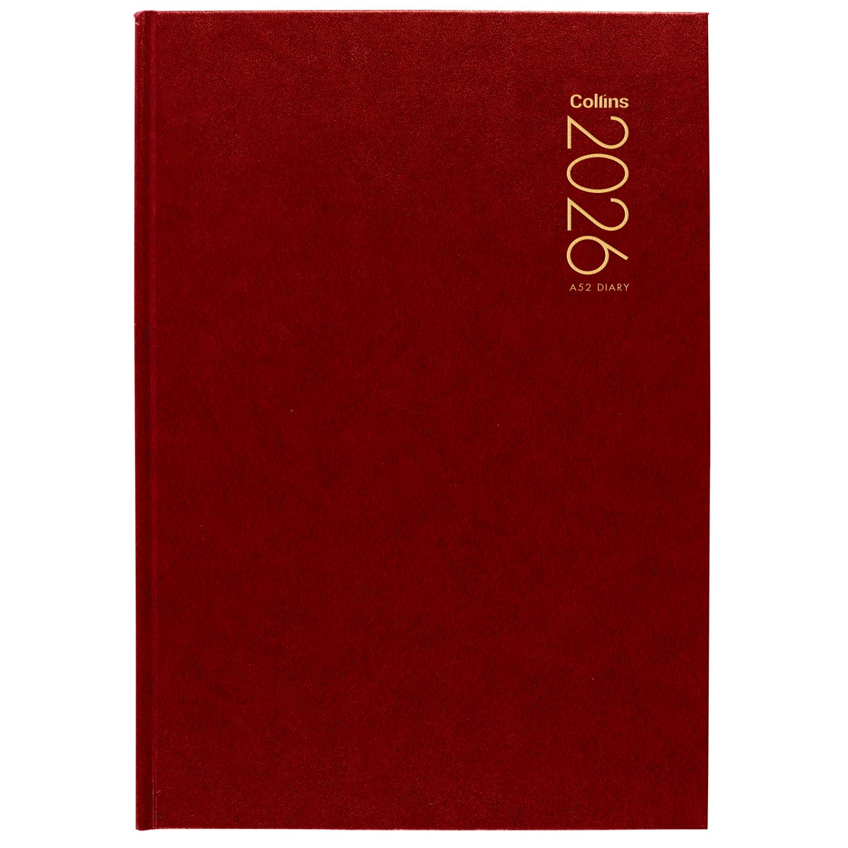 2026 Colins Diary A52 Red 2 Days To Page