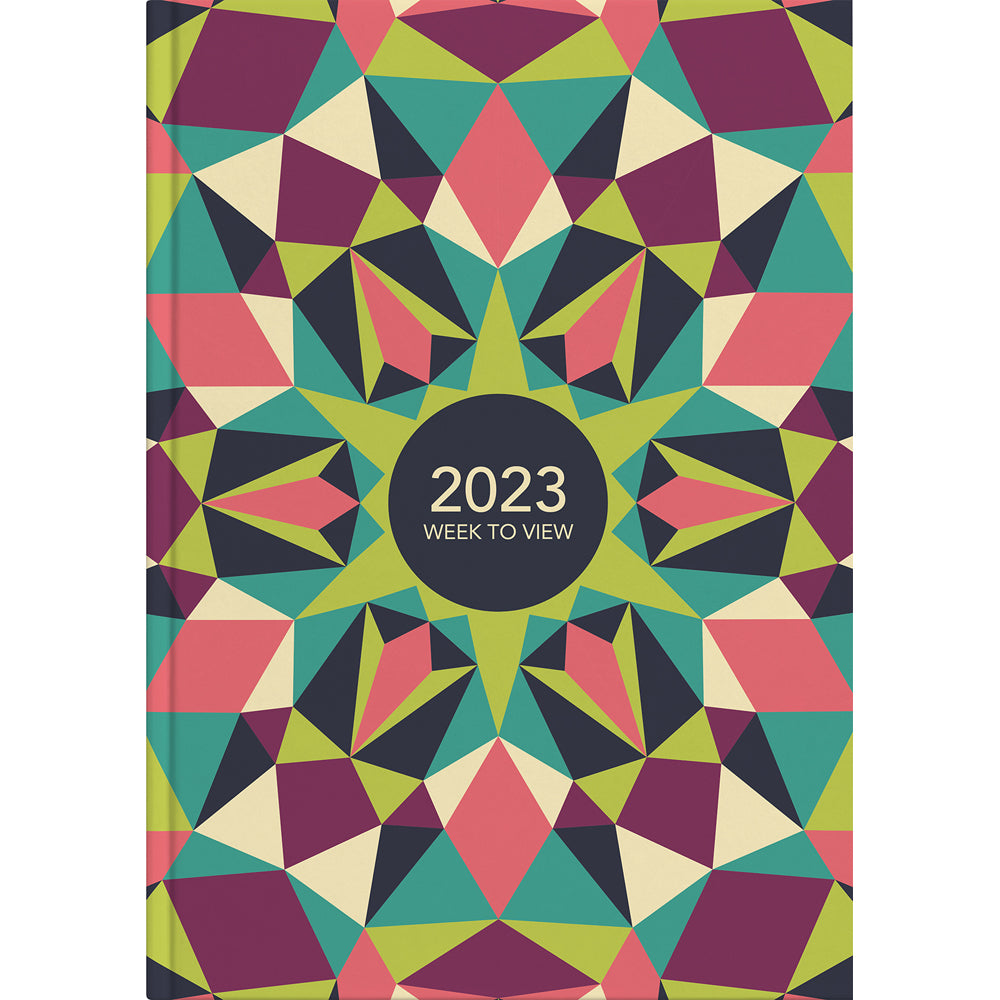 Collins Diary A63 Kaleidoscope Week To View 2027