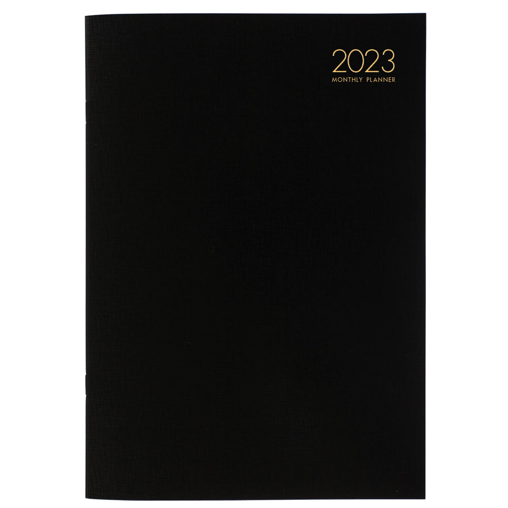 Collins Diary Planner Monthly A4 Pvc Black Odd Year