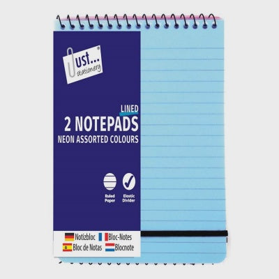 2 Neon PP Cove Notebooks 128 X 176mm
