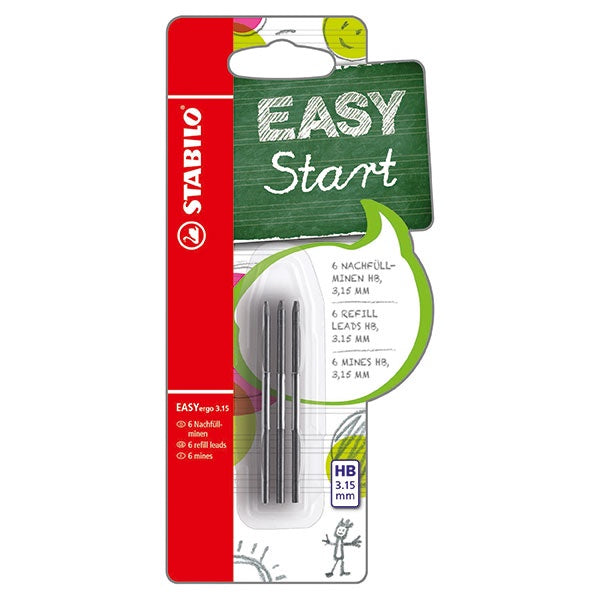 Stabilo Easy Start HB Leads 6p