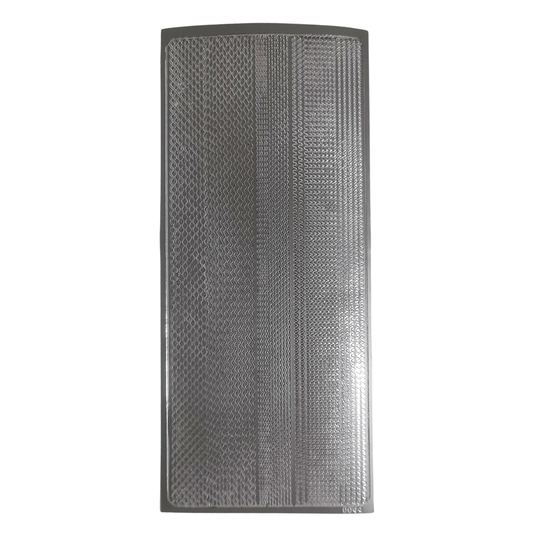 Mini Wavy Lines Asst Stickers Silver #PC0044S