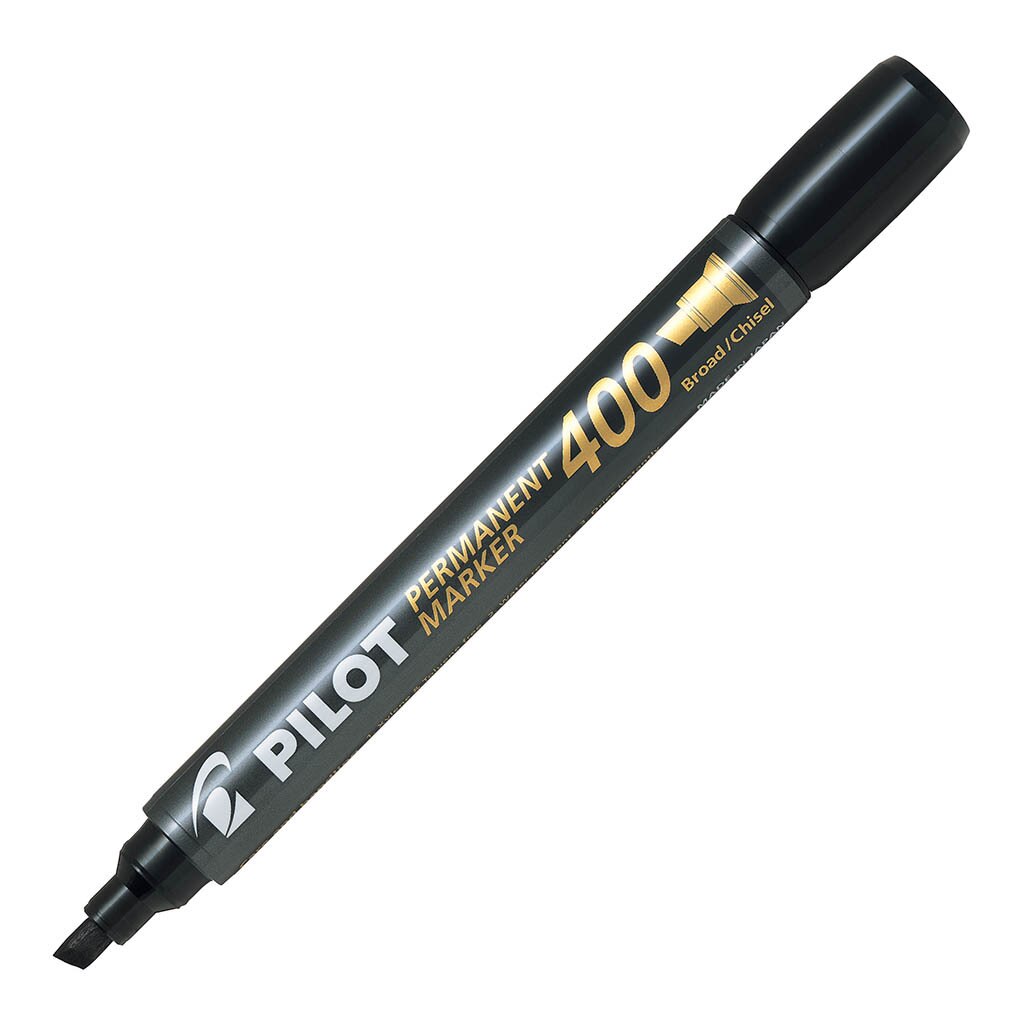 Pilot Sca 400 Permanent Chisel Black