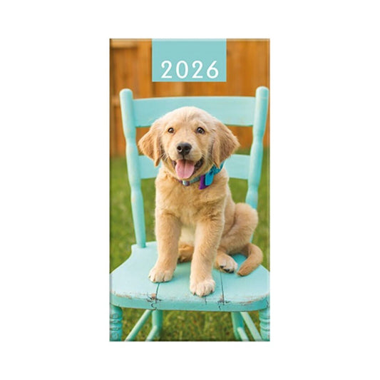 2026 Diary Fashion Slim Week to View Puppies or Kitten's.