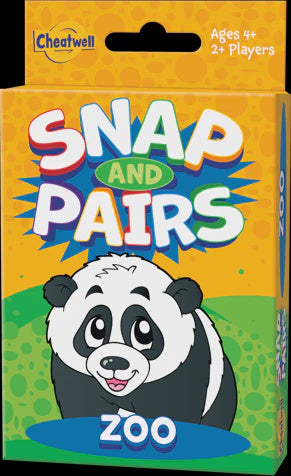 Snap and Pairs Zoo Card Games