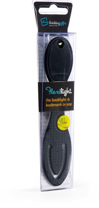 Clip-On Bookmark & Book Light - Black