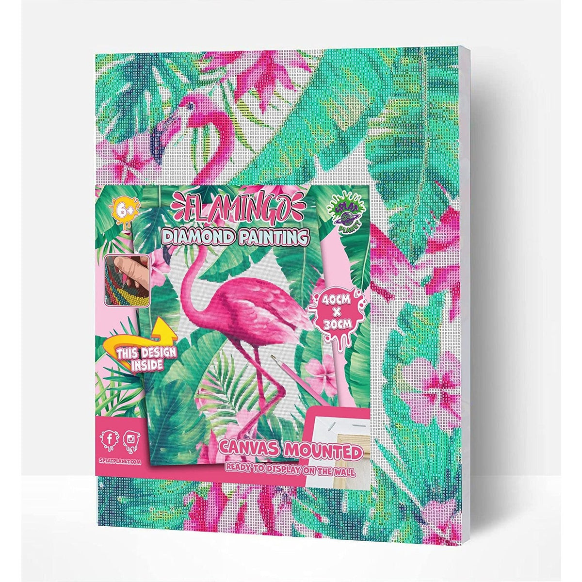 Diamond Paint Art Flamingo