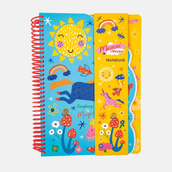 Magical Forest A5 Spiral Notebook