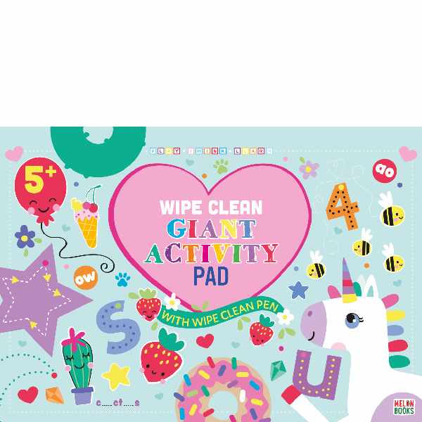 Wipe Free Giant Activity Pad Pink