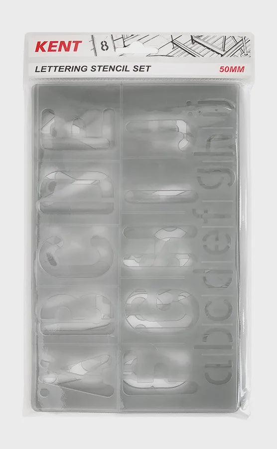 Kent Lettering Stencil 50mm