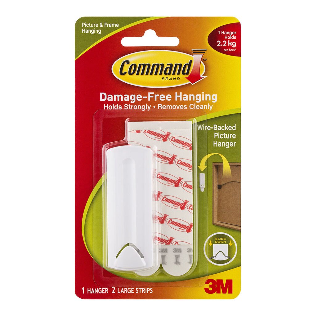 Hooks 3M Command Wire Backed Picture