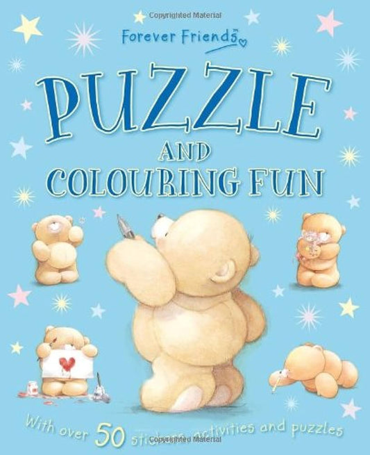 Forever Friends Puzzle & Colouring Fan