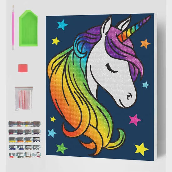 Splat Planet Diamond Painting Kit Unicorns