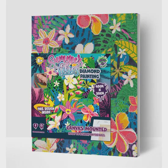 Splat Planet Diamond Painting Kit Summer Vibes