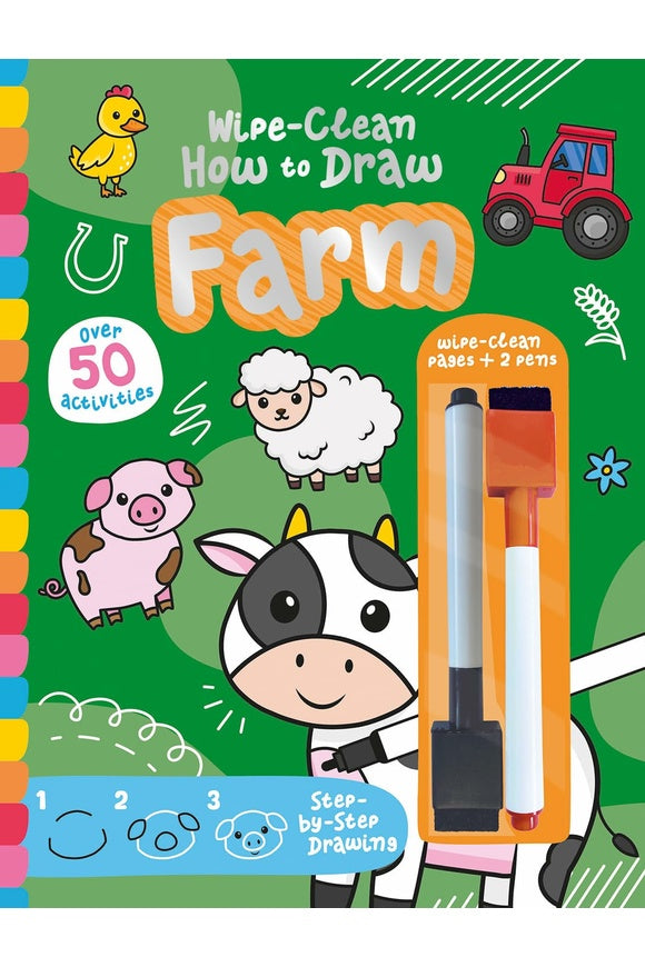 Wipe Clean How to Draw Farm