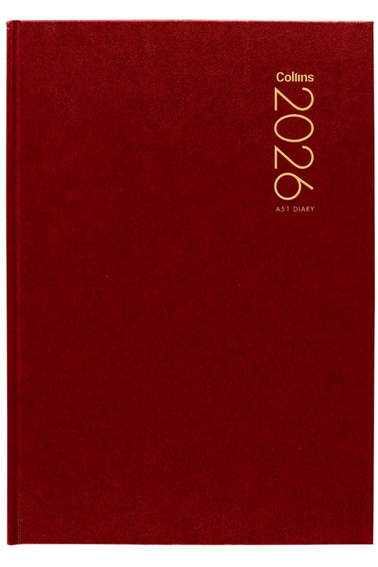 Collins Diary 2026 A51A Red Appointment