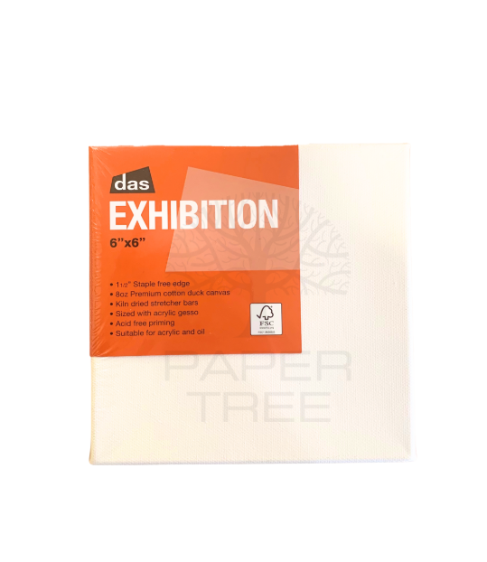 Das Exhibition 1.5'' Stretched Canvas 6x6''