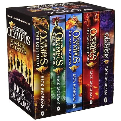 Heroes of Olympus - Rick Riordan By Pack Containing 5 Books