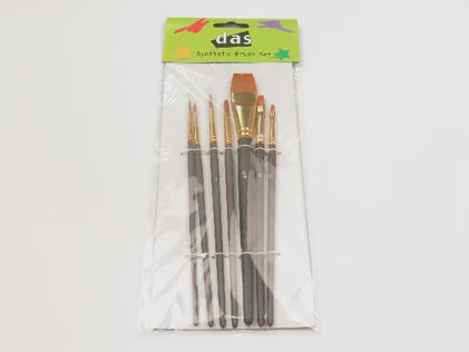 Das Brush Set Synthetic 7 Pc Asst