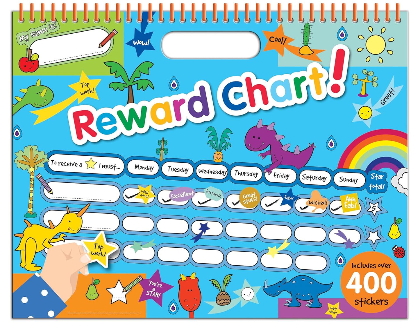 Rewards Chart Blue