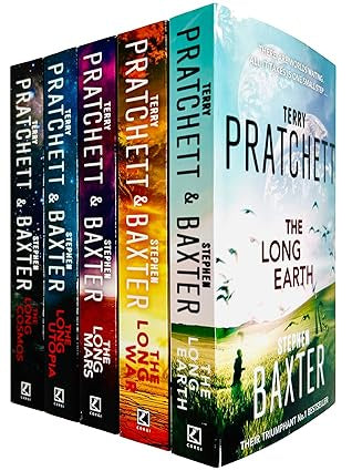The Long Earth by Terry Pratchett & Stephen Baxter: Complete Books 1-5 Collection Set