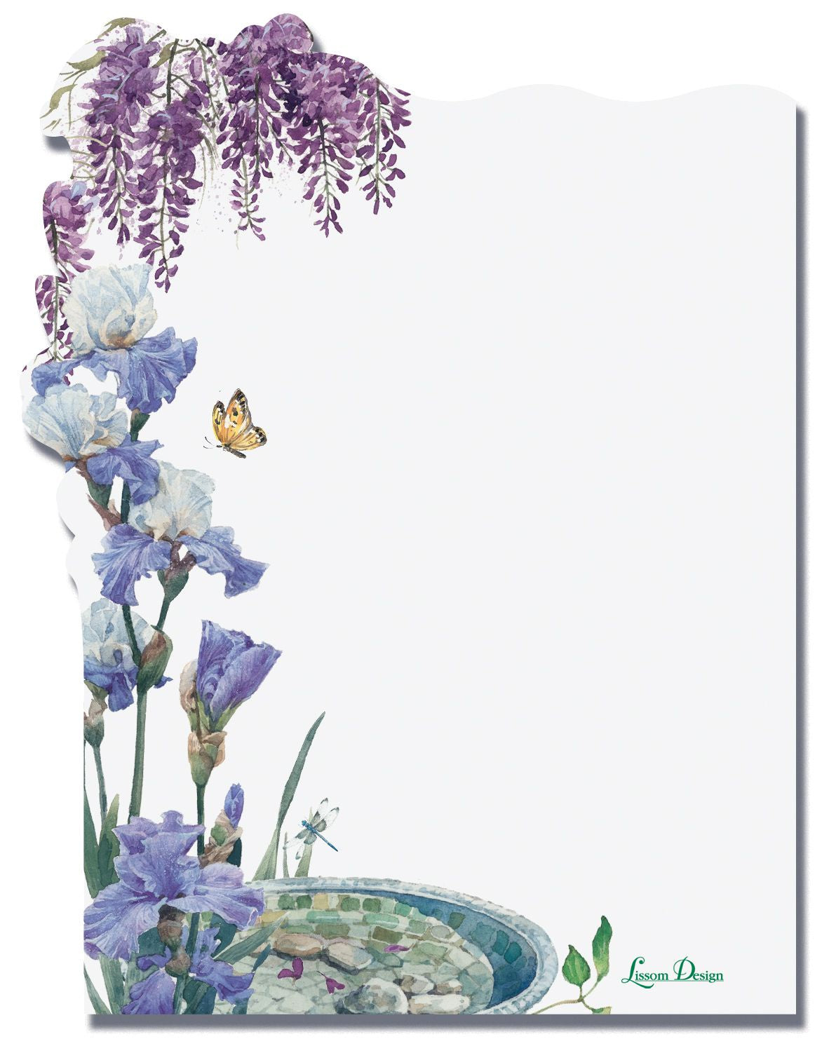 Enchanted Garden Sticky Notepad