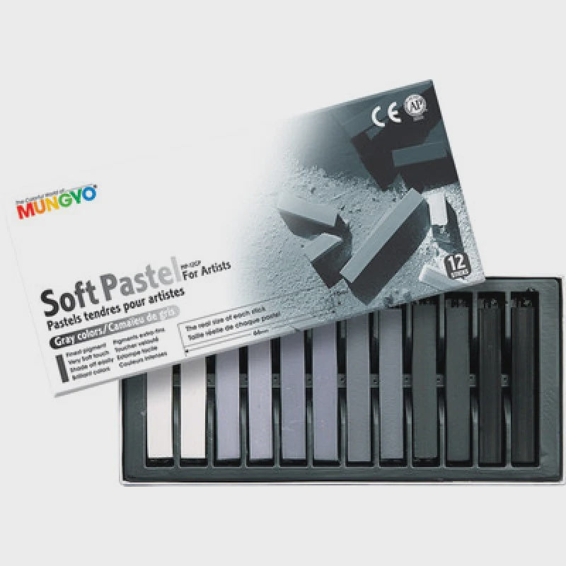 Soft Pastels Greytones 12 Pce