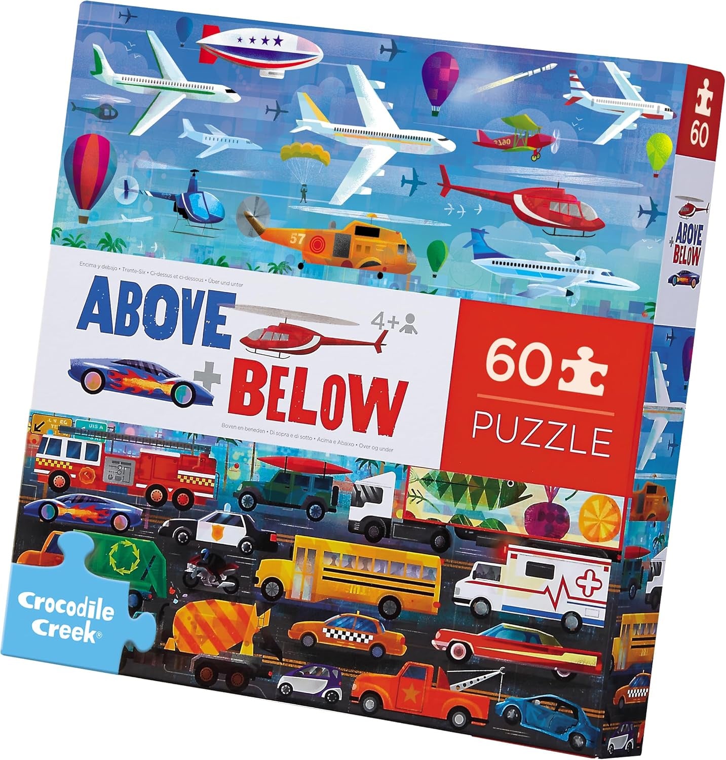 Above + Below 60pc Puzzle: Things That Go
