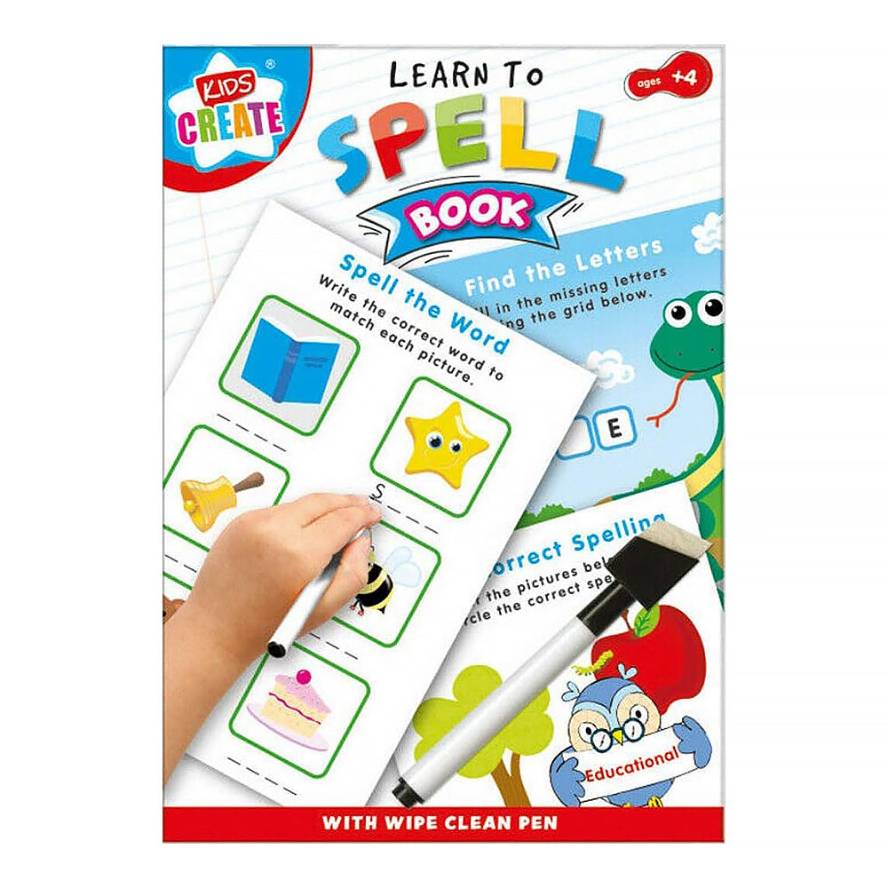 Wipe Clean Learn To Spell Book