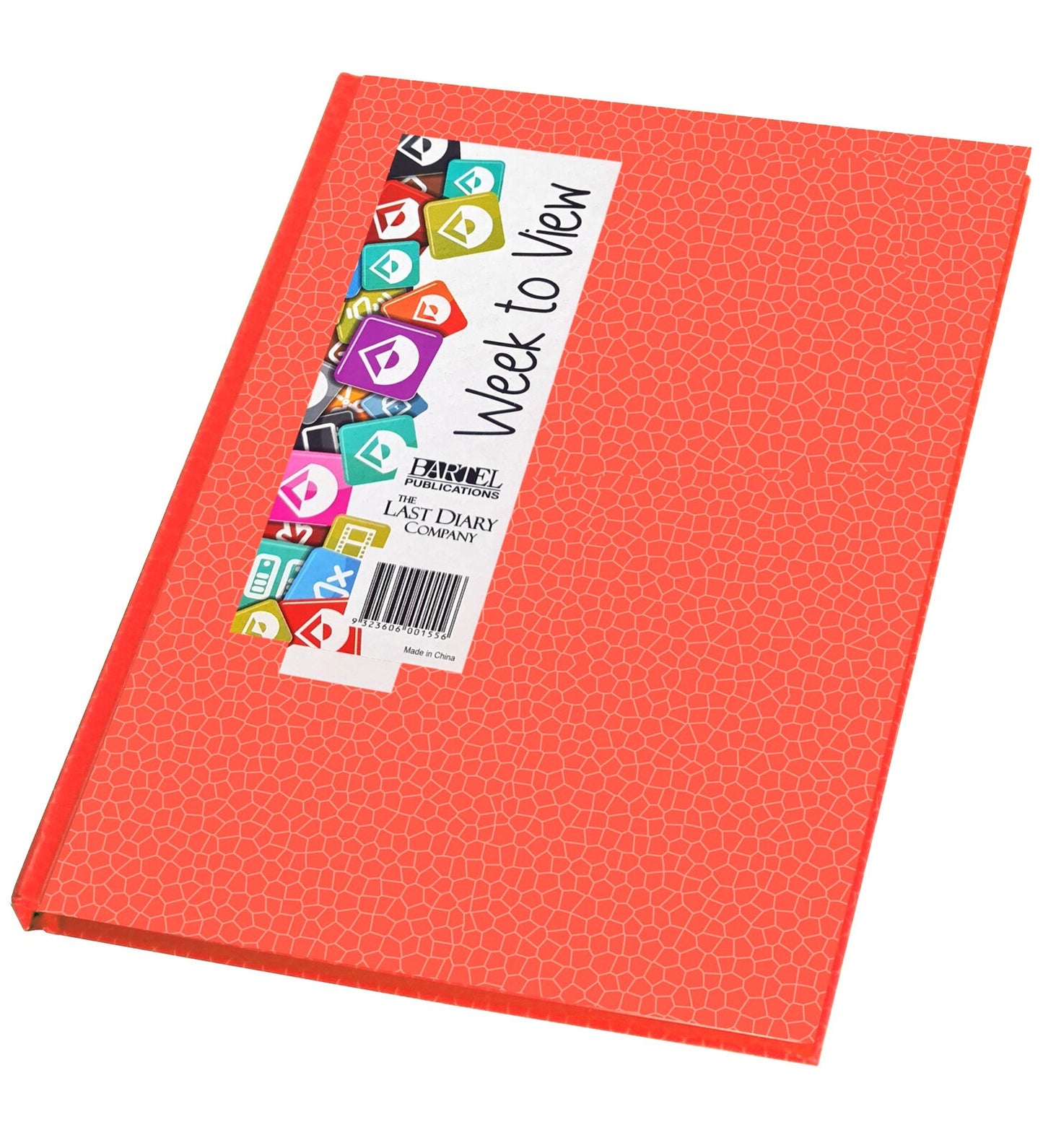 2026 Diary Everyday A5 Week to View Casebound Orange