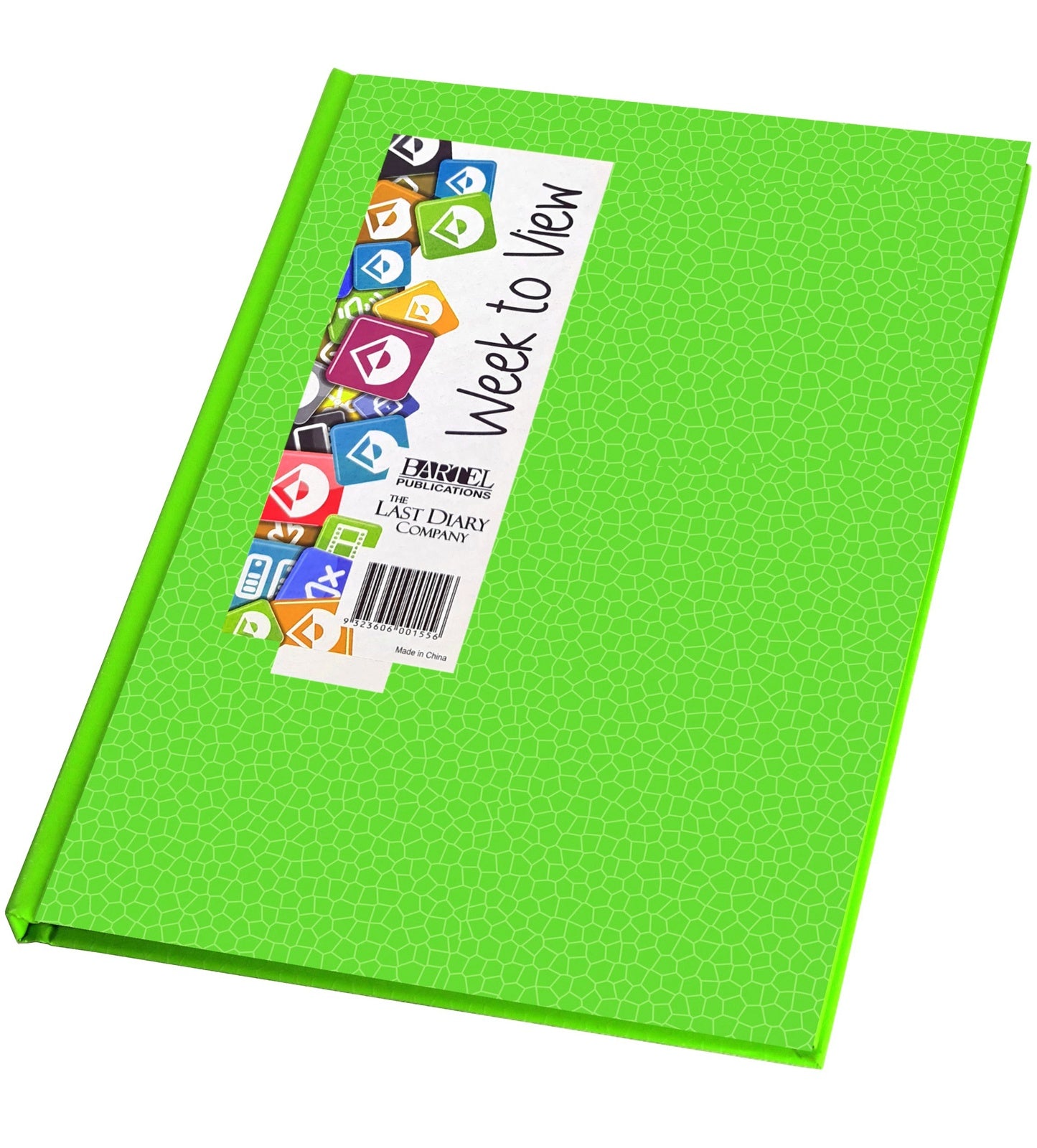 2026 Diary Everyday A5 Week to View Casebound Green