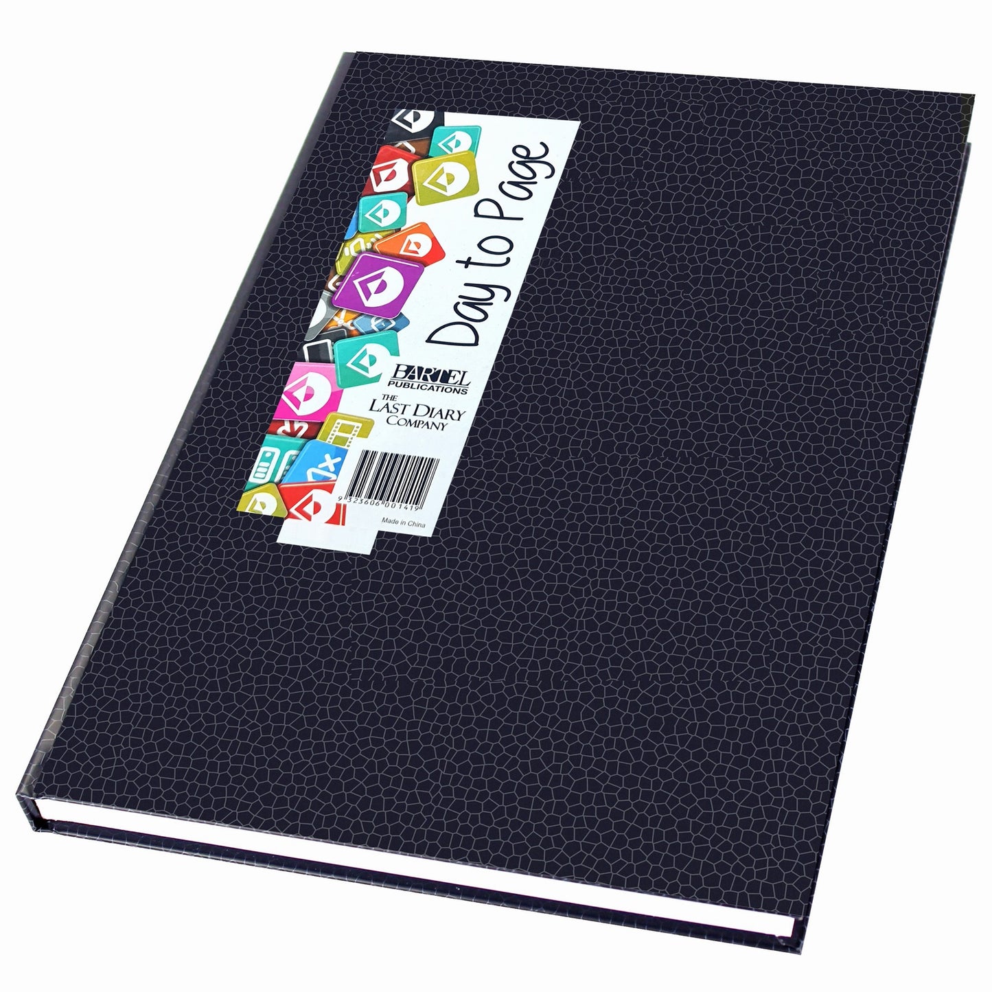 Everyday Bound Diary A41 Day to Page Black