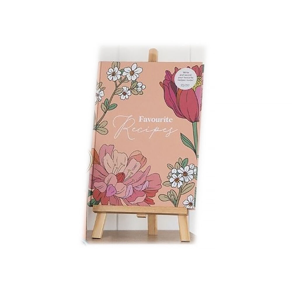 Floral Hard Cover Recipe Journal