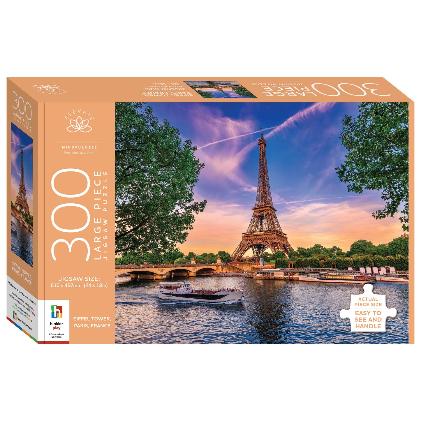 Elevate 300 Large Piece Jigsaw Puzzle - Eiffel Tower
