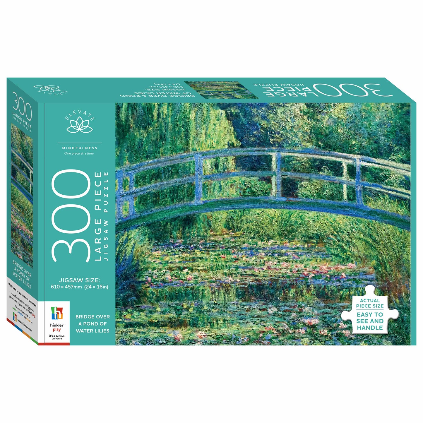 Elevate 300 Piece Jigsaw Puzzle - Water Lilies Pond