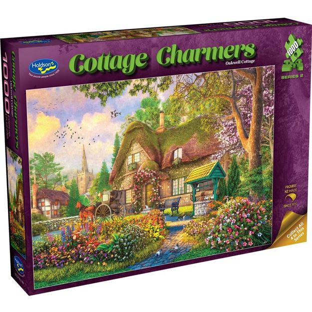 Cottage Charmers Series 2 1000pc Puzzle - Oakwell Cottage