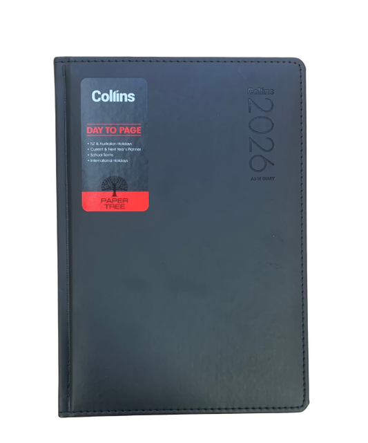 2026 Collins Executive A51E Diary Black Day to Page