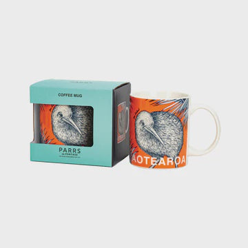 Coffee Mug Kiwi Stripe Orange
