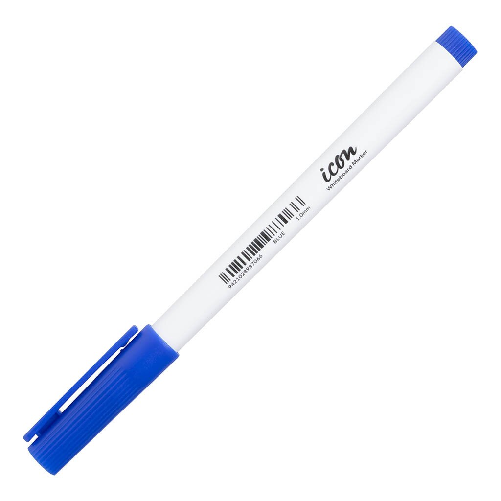 Icon Whiteboard Marker Slim Blue