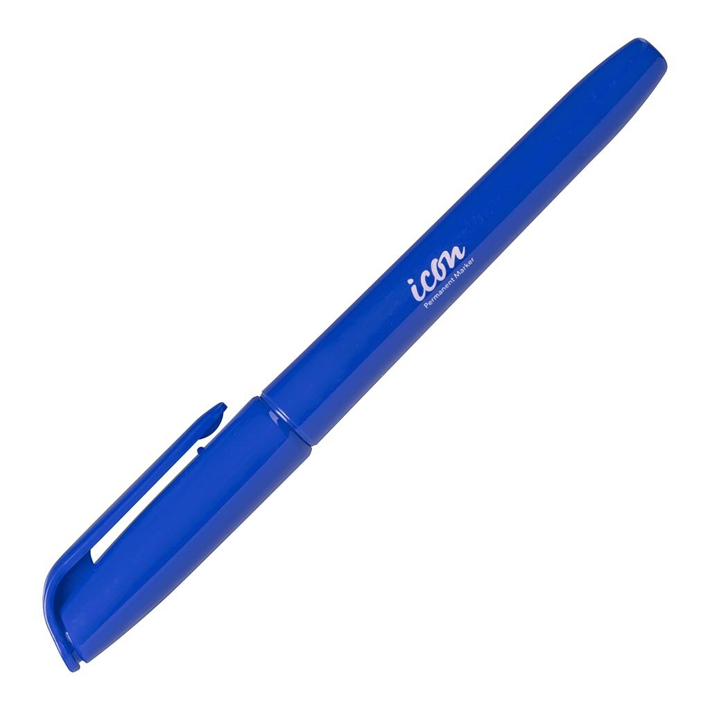 Icon Permanent Marker Slim Pen Blue
