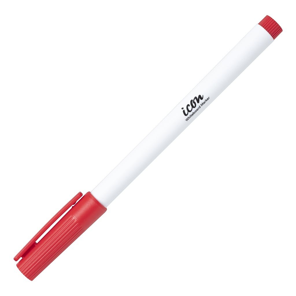 Icon Whiteboard Marker Slim Red