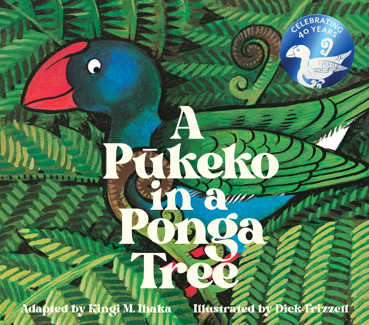 A Pukeko In a Ponga Tree by Kingi M. Ihaka